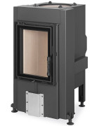 Plieninis židinio ugniakuras Romotop Dynamic D3F01, 13 kW