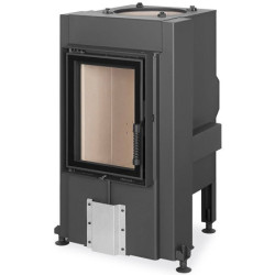 Plieninis židinio ugniakuras Romotop Dynamic D3F01, 13 kW