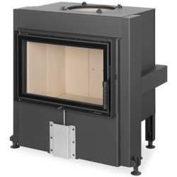 Plieninis židinio ugniakuras Romotop Dynamic D3H01, 16 kW