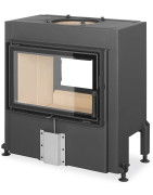 Plieninis židinio ugniakuras Romotop Dynamic DT3H01, 19 kW