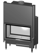 Plieninis židinio ugniakuras Spartherm Varia V-FD-87h, 13.8 kW