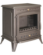 Ketinė krosnelė Invicta Altea, antracito spalvos, 8 kW