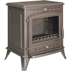 Ketinė krosnelė Invicta Altea, antracito spalvos, 8 kW