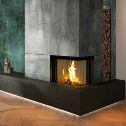 Plieninis židinio ugniakuras Spartherm Premium V-2R-55h, 10.3 kW