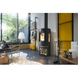 Plieninė krosnelė Invicta Onsen, antracito spalvos, 9 kW