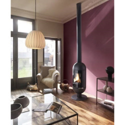 Ketinė krosnelė Invicta Altais, antracito spalvos, iki 9 kW