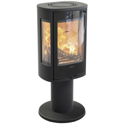 Plieninė krosnelė Nibe Contura C886G:1 Style, juoda, 3 - 7 kW