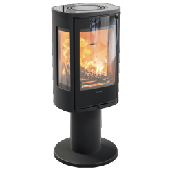 Plieninė krosnelė Nibe Contura C886G:2 Style, juoda, 3 - 7 kW