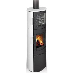 Plieninė krosnelė Romotop Lugo N 01BF, su orkaite, 8 kW