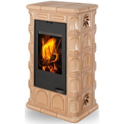 Plieninė krosnelė Romotop Hein Alako2, su apdaila, 11 kW