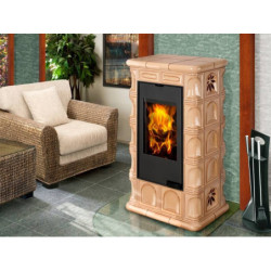 Plieninė krosnelė Romotop Hein Alako2, su apdaila, 11 kW