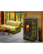 Plieninė krosnelė Romotop Hein Alako3, su apdaila, 11 kW