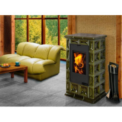 Plieninė krosnelė Romotop Hein Alako3, su apdaila, 11 kW