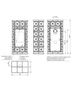 Plieninė krosnelė Romotop Hein Alako3H, su apdaila, 11 kW