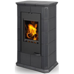 Plieninė krosnelė Romotop Hein Alako5, su apdaila, 11 kW