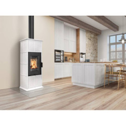 Plieninė krosnelė Romotop Gremio 3, su apdaila, 7.5 kW