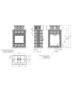 Plieninė krosnelė Romotop Hein Baracca4N, 4 - 12 kW