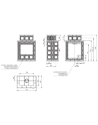 Plieninė krosnelė Romotop Hein Baracca7, 4 - 12 kW