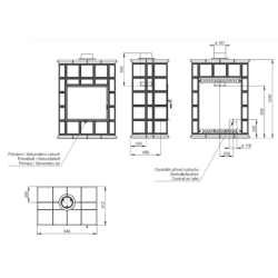 Plieninė krosnelė Romotop Hein Baracca8, 4 - 12 kW