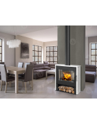 Plieninė krosnelė Romotop Salem 01, keramikos apdaila, 8 kW