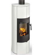 Plieninė krosnelė Romotop Palea 01, keramikos apdaila, 6.5 kW