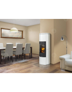 Plieninė krosnelė Romotop Palea 01, keramikos apdaila, 6.5 kW