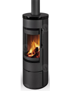 Plieninė krosnelė Romotop Alea 01, keramikos apdaila, 7.4 kW