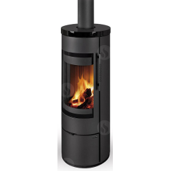 Plieninė krosnelė Romotop Alea 01, keramikos apdaila, 7.4 kW