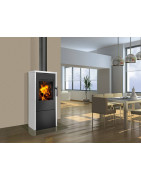 Plieninė krosnelė Romotop Alpera F 01, keramikos apdaila