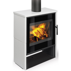 Plieninė krosnelė Romotop Aledo 01, keramikos apdaila, 8 kW