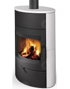 Plieninė krosnelė Romotop Burgos 01, keramikos apdaila, 10 kW
