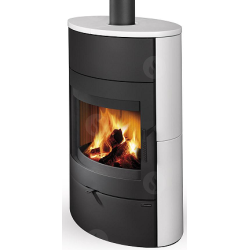 Plieninė krosnelė Romotop Burgos 01, keramikos apdaila, 10 kW