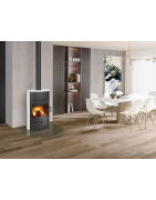 Plieninė krosnelė Romotop Burgos 01, keramikos apdaila, 10 kW