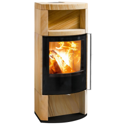 Plieninė krosnelė Spartherm Moro, smiltainio apdaila, 6.5 kW