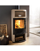 Plieninė krosnelė Spartherm Moro, smiltainio apdaila, 6.5 kW