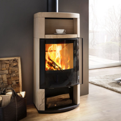 Plieninė krosnelė Spartherm Moro, smiltainio apdaila, 6.5 kW