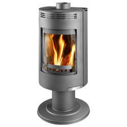 Plieninė krosnelė Thorma Andorra Exclusive, pilka, su koja