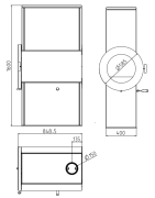 Plieninė krosnelė Thorma Dynamic Serpentino, juoda, 6 - 12 kW
