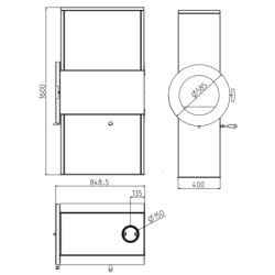 Plieninė krosnelė Thorma Dynamic Serpentino, juoda, 6 - 12 kW