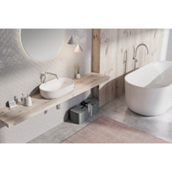 Akmens masės praustuvas Balteco Neo O, baltas