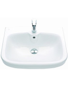 Praustuvas Ido Glow, 560 mm, su skyle viduryje