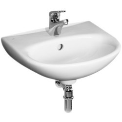 Praustuvas Jika Zeta, su 1 anga maišytuvui viduryje, 60 cm