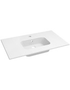 Praustuvas Kamė Elide, 80 cm, baltas