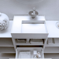 Praustuvas Kartell By Laufen, 600x460 mm, stačiakampis