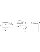 Praustuvas Kartell By Laufen, 500x460 mm, stačiakampis