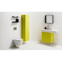 Praustuvas Kartell By Laufen, 900x460 mm, 3 skylės maišytuvui
