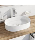 Praustuvas Ravak Ceramic 550 O Slim, 550x370 mm