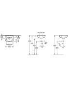Praustuvas Villeroy&Boch O.Novo, 360x275mm, be persipylimo
