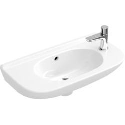 Praustuvas Villeroy&Boch O.Novo, 500x250 mm, su persipylimu
