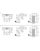 Praustuvas Villeroy&Boch ViCare, 600x490 mm, su Ceramic Plus
